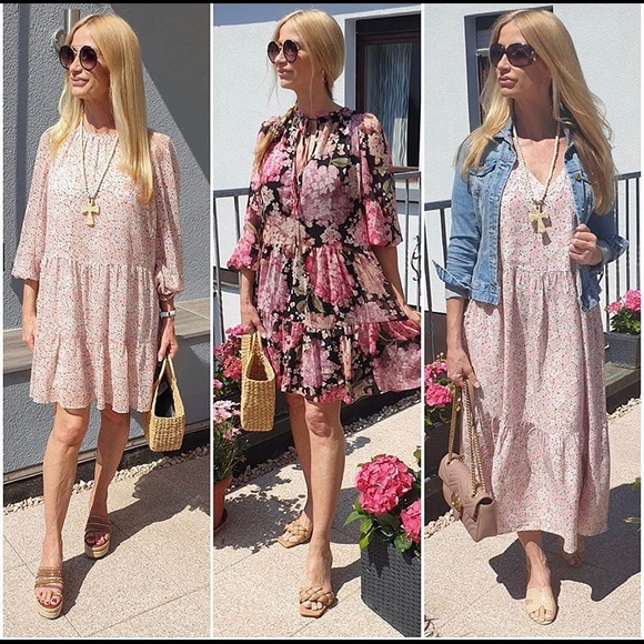 Wide cut floral dress H&M - Picture 9 of 9